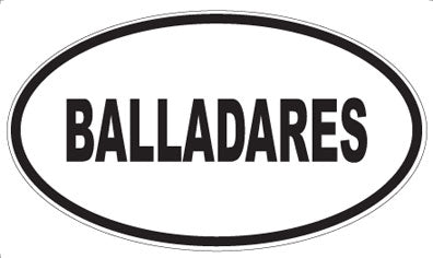 BALLADARES - Oval Magnet