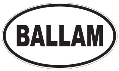 BALLAM - Oval Magnet