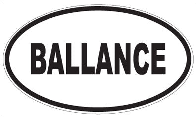 BALLANCE - Oval Magnet