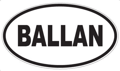 BALLAN - Oval Magnet