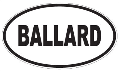 BALLARD - Oval Magnet