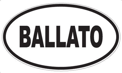 BALLATO - Oval Magnet