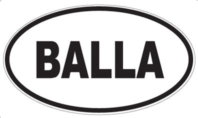 BALLA - Oval Magnet