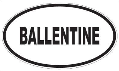 BALLENTINE - Oval Magnet