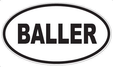BALLER - Oval Magnet