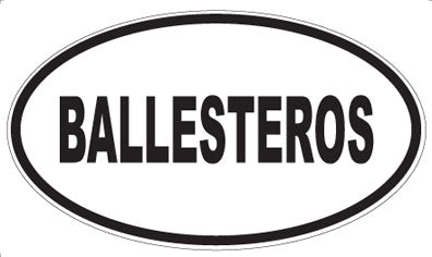 BALLESTEROS - Oval Magnet