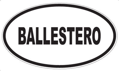 BALLESTERO - Oval Magnet