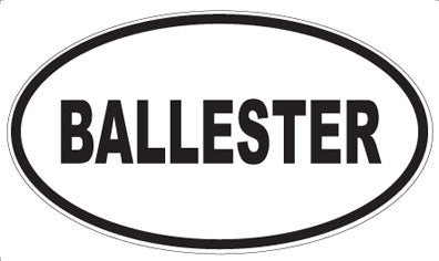 BALLESTER - Oval Magnet