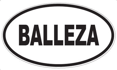 BALLEZA - Oval Magnet