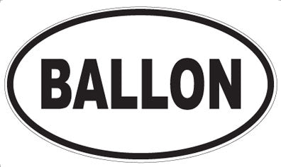 BALLON - Oval Magnet
