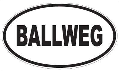 BALLWEG - Oval Magnet