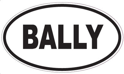 BALLY - Oval Magnet