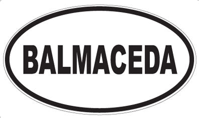 BALMACEDA - Oval Magnet