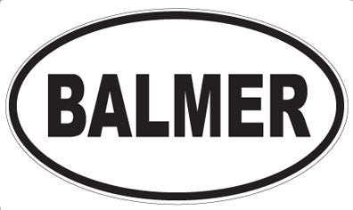 BALMER - Oval Magnet