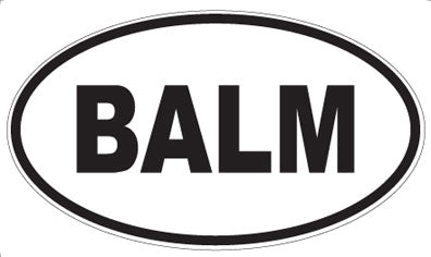BALM - Oval Magnet