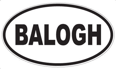 BALOGH - Oval Magnet