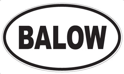 BALOW - Oval Magnet