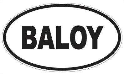 BALOY - Oval Magnet