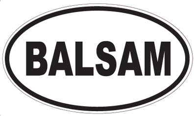 BALSAM - Oval Sticker