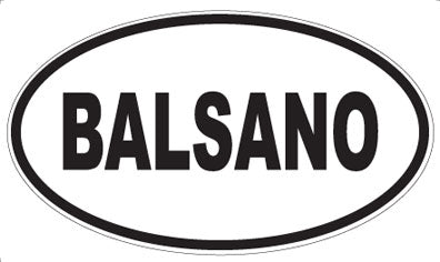 BALSANO - Oval Magnet