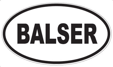 BALSER - Oval Magnet
