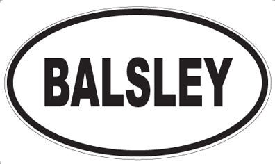 BALSLEY - Oval Magnet