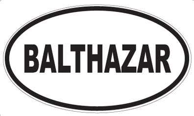 BALTHAZAR - Oval Magnet