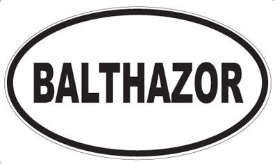 BALTHAZOR - Oval Magnet