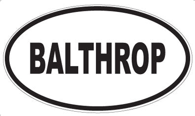BALTHROP - Oval Magnet