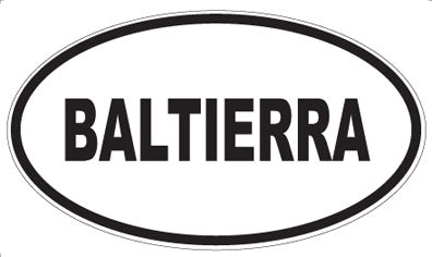 BALTIERRA - Oval Magnet