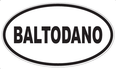 BALTODANO - Oval Magnet