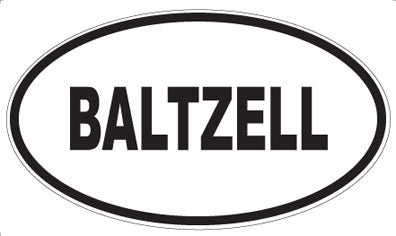 BALTZELL - Oval Magnet