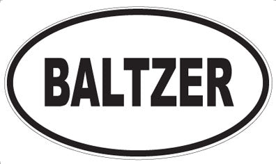BALTZER - Oval Magnet