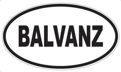 BALVANZ - Oval Magnet
