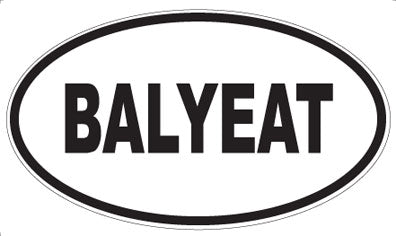 BALYEAT - Oval Magnet