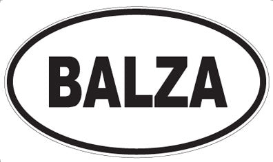 BALZA - Oval Magnet