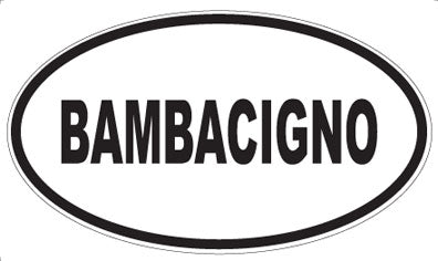 BAMBACIGNO - Oval Magnet