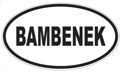 BAMBENEK - Oval Magnet