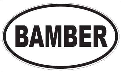 BAMBER - Oval Magnet
