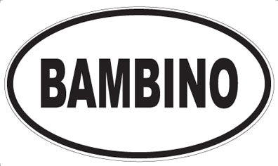 BAMBINO - Oval Magnet