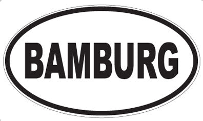 BAMBURG - Oval Magnet