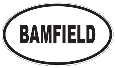 BAMFIELD - Oval Magnet