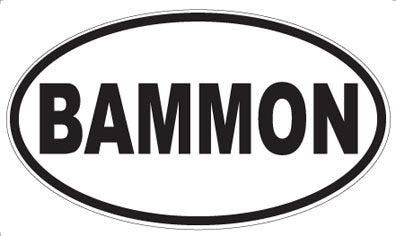 BAMMON - Oval Magnet