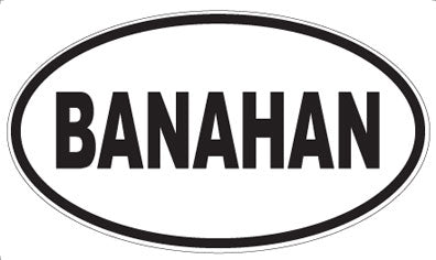 BANAHAN - Oval Magnet