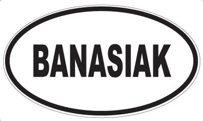 BANASIAK - Oval Magnet