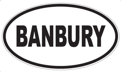 BANBURY - Oval Magnet