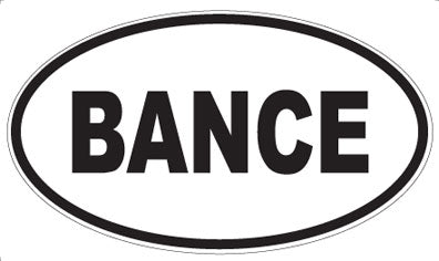 BANCE - Oval Magnet