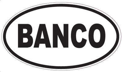BANCO - Oval Magnet