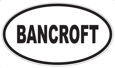 BANCROFT - Oval Magnet