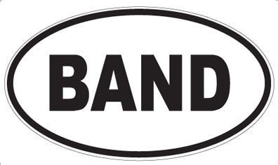 BAND - Oval Magnet